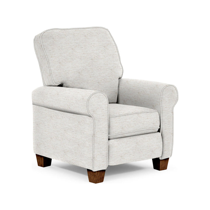 Aghancrossy 35'' Wide Manual Standard Recliner Wayfair Custom Upholstery™ Fabric: Linen Ivory
