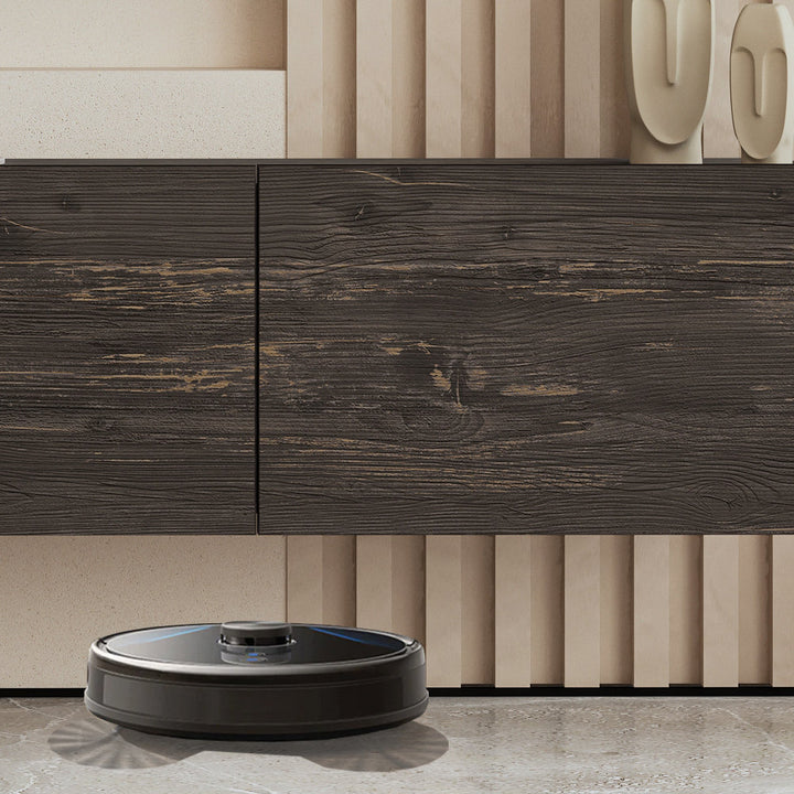 Callysta Floating TV Stand Up to 78" TV's Wall Mounted Media Console Millwood Pines Color: Distressed Black