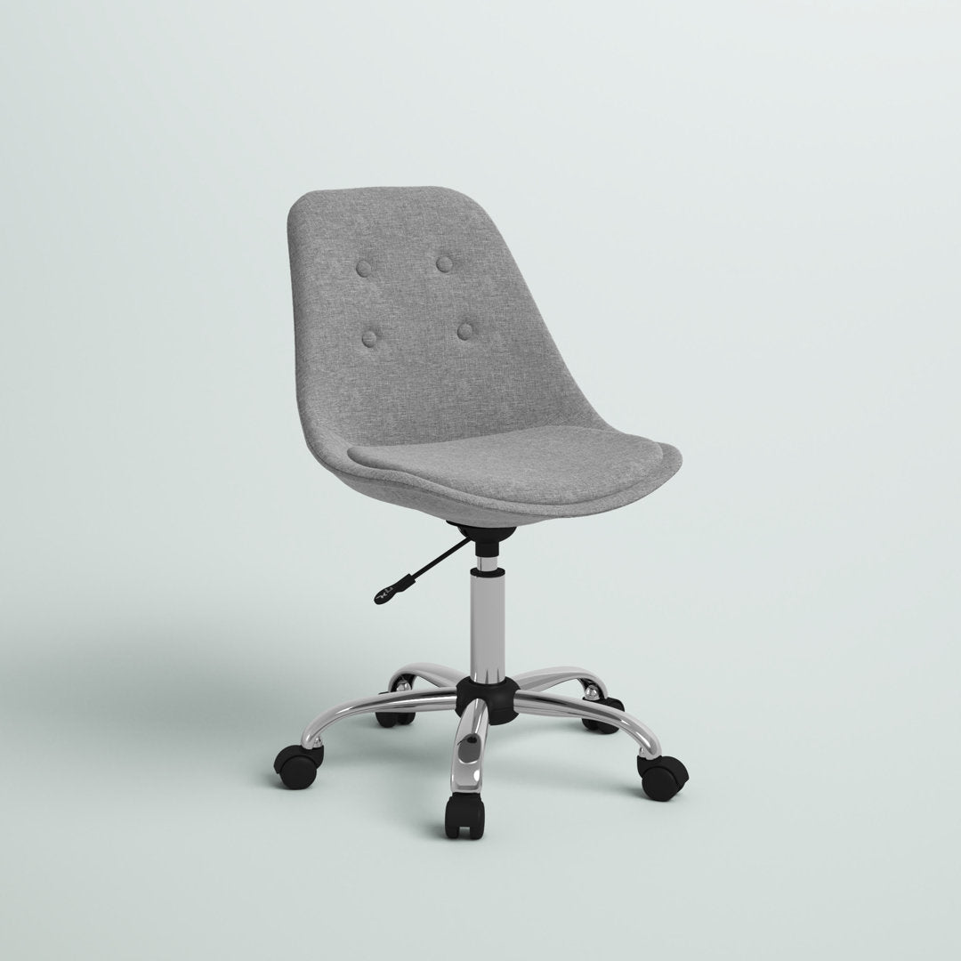 Tania Fabric Task Chair Mercury Row® Teen Upholstery Color: Gray
