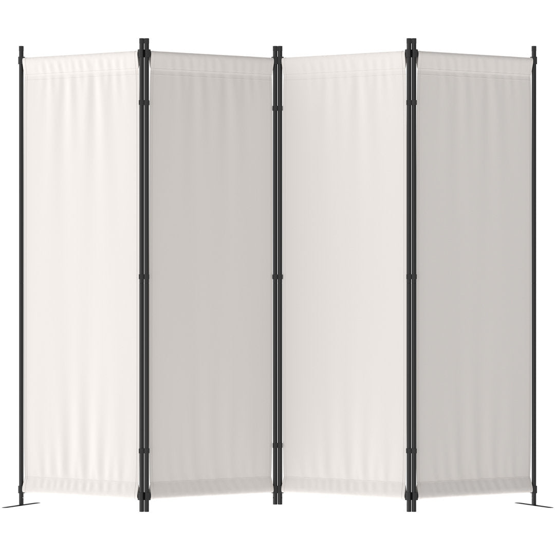88" W x 67.5" H 4 - Panel Folding Room Divider Wade Logan® Color: White