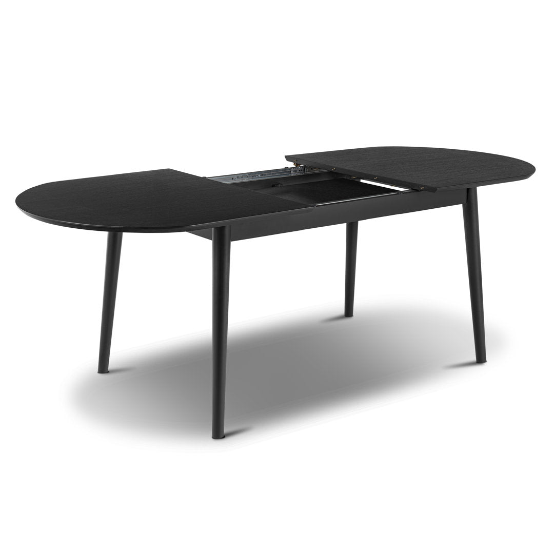 Kethe Extension Dining Table (63"-82.5") George Oliver Color: Black