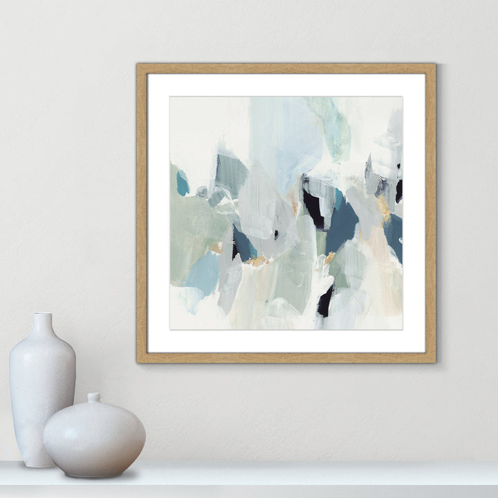 Little Talks II by Isabelle Z - Picture Frame Print on Canvas Casa Fine Arts Size: 23.5" H x 23.5" W x 1.25" D Format: Natural Picture Framed Paper