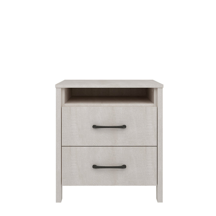 Allysyn 22.7" 2 Drawer Nightstand Wade Logan® Color: Dusty Gray Oak