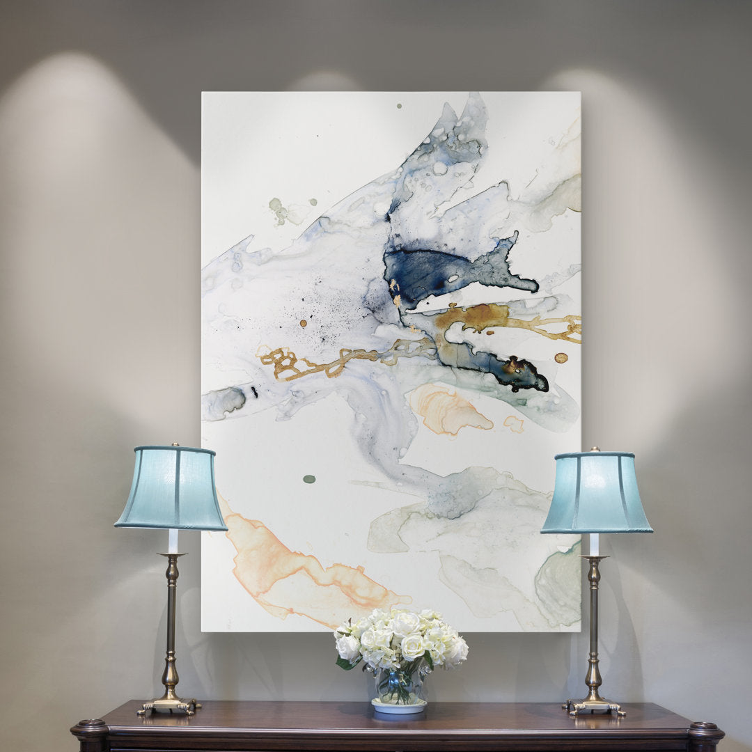 Organic Interlace II - Painting Print on Canvas Etta Avenue™ Size: 12" H x 8" W x 1" D Format: Wrapped Canvas