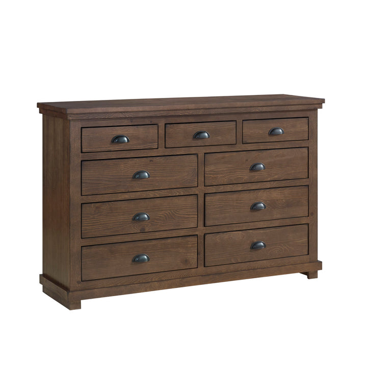 Wolferstorn 9 Drawer 64" W Dresser Birch Lane™ Color: Brown