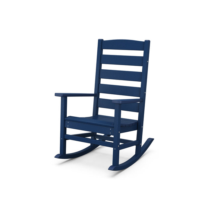 Sol 72 Traditional Porch Rocking Chair POLYWOOD® Frame Color: Navy
