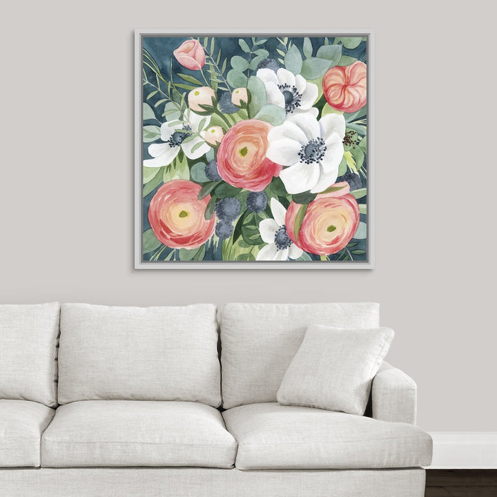 Bewitching Bouquet I by Grace Popp - Painting Print Winston Porter Size: 31.7" H x 31.7" W x 1.75" D Format: White Floater Framed