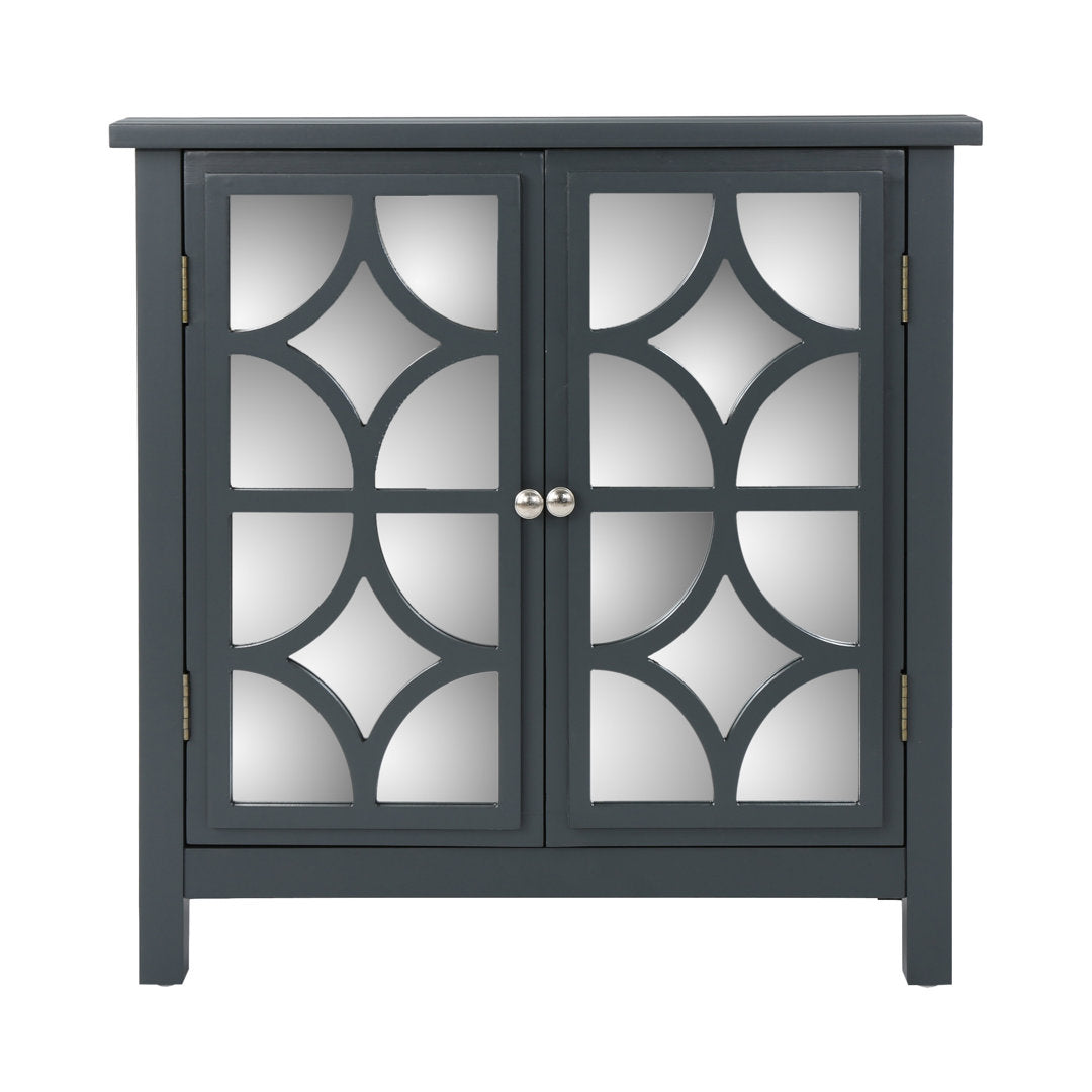 Antrim 2 Door Accent Cabinet Brayden Studio® Color: Charcoal Gray