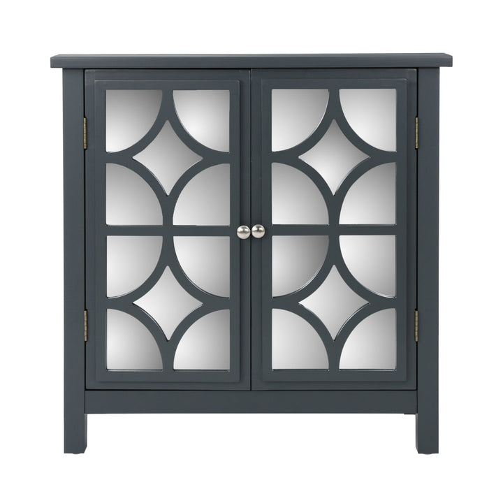 Antrim 2 Door Accent Cabinet Brayden Studio® Color: Charcoal Gray