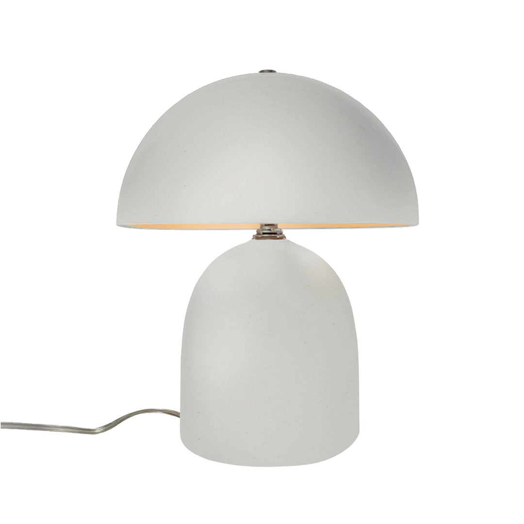 Percy Ceramic Table Lamp AllModern Base Finish: Matte White/Champagne Gold