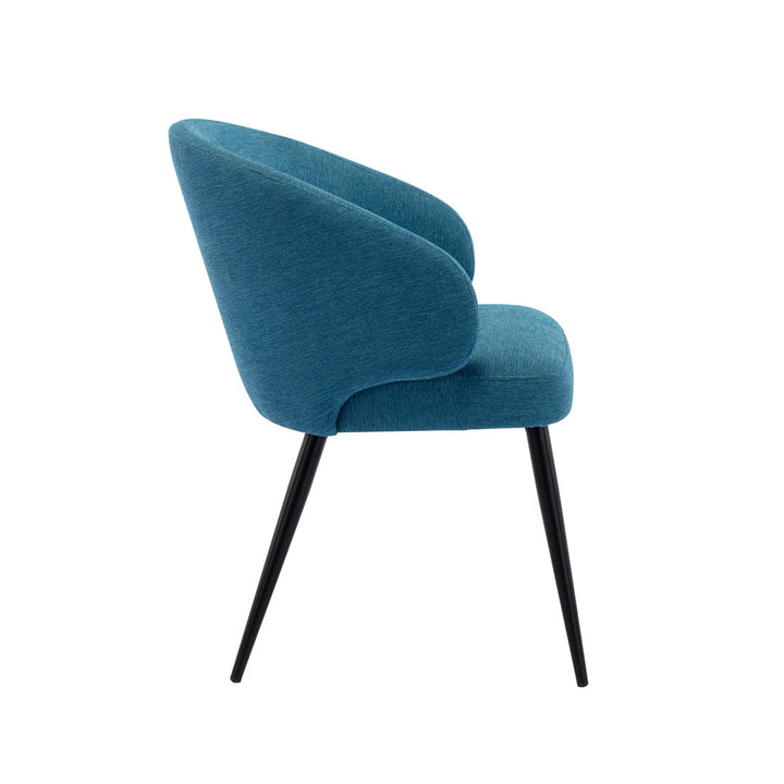 Parman Upholstered Arm Chair Mercury Row® Color: Blue