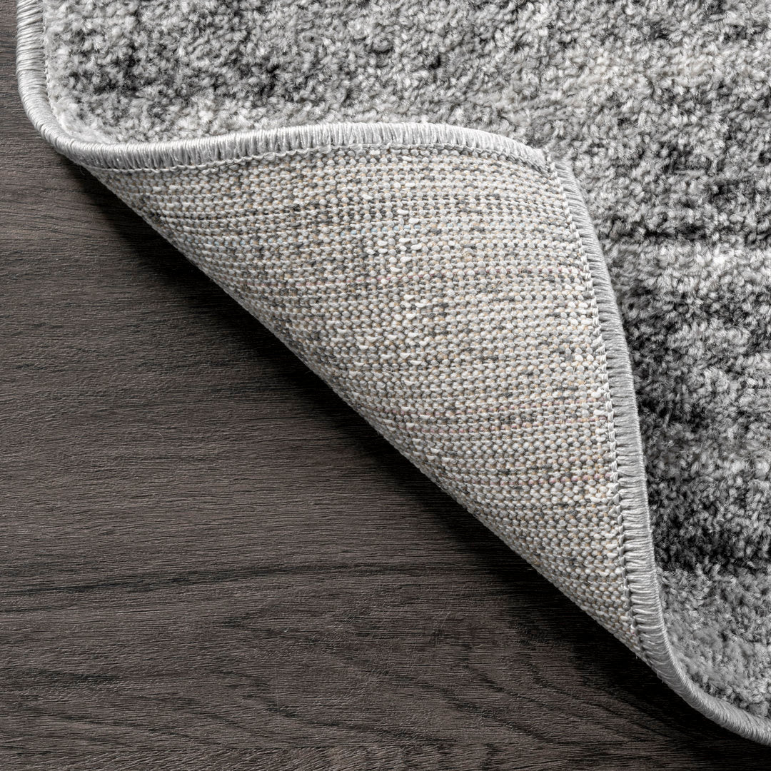 Artimas Abstract Transitional Performance Gray Rug Ebern Designs Rug Size: Rectangle 9' x 12'