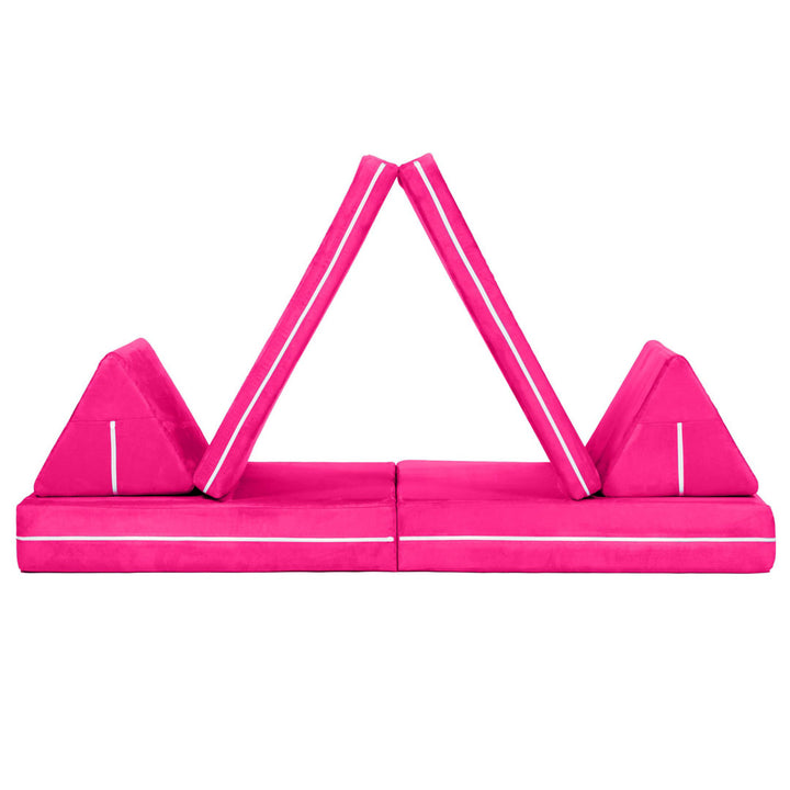 Marrero  Zipline Playscape - Imaginative Furniture Playset for Creative Kids Isabelle & Max™ Color: Fuchsia