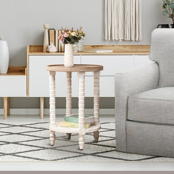 Britt Natural Tray Top End Table Kelly Clarkson Home