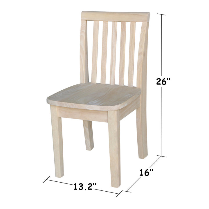 Dmitry Kids Solid Wood Rectangular Play Table and Chair Set Harper Orchard
