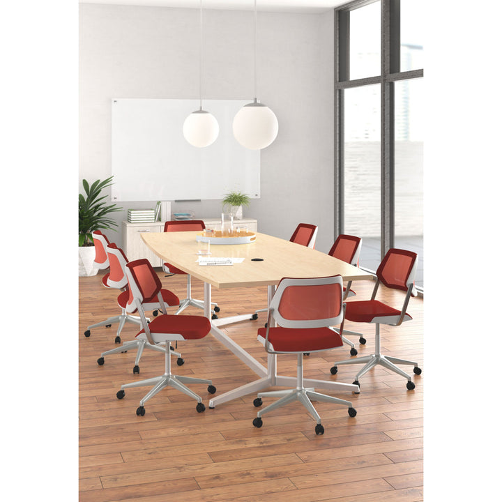 Wall Mounted Magnetic Glass Board U Brands Size: 47" x 70"