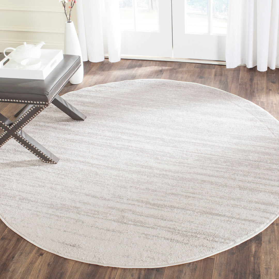 Gicu Performance Solid Color Rug 17 Stories Rug Size: Round 6'