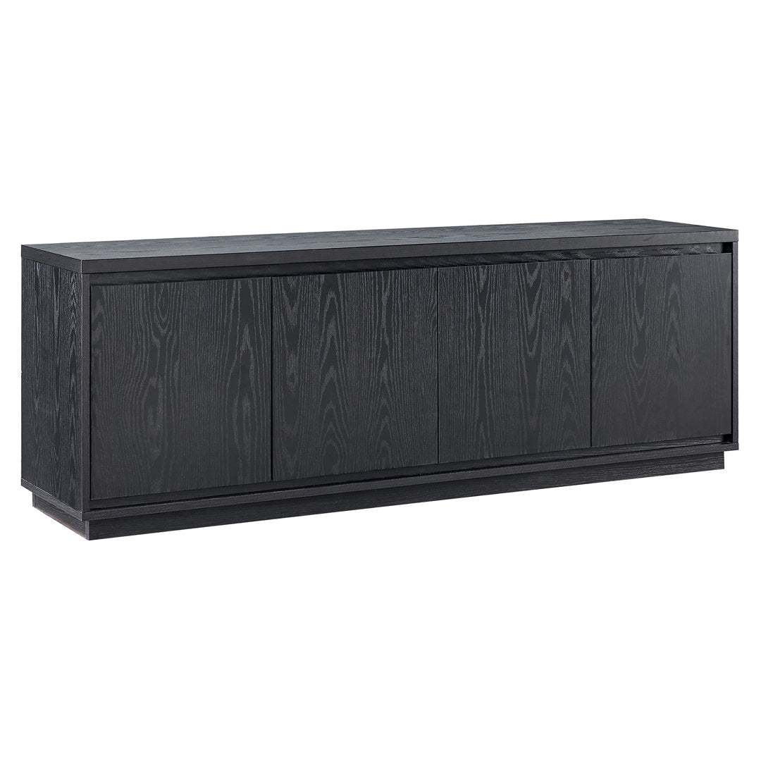 Presque TV Stand for TVs up to 78" Wade Logan® Color: Black Grain
