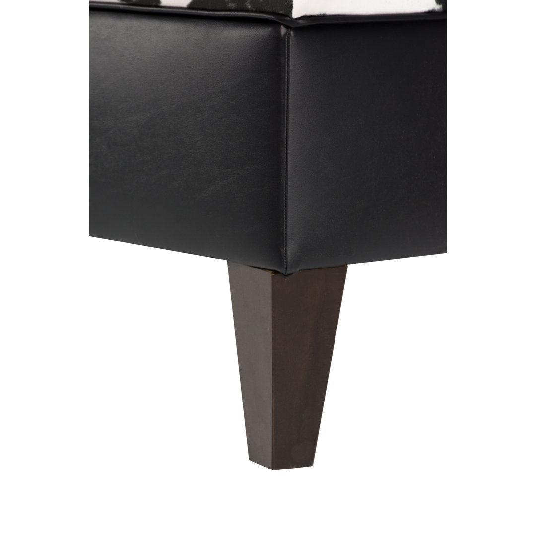 Brooke Upholstered Bench Sole Designs Upholstery Color: Black