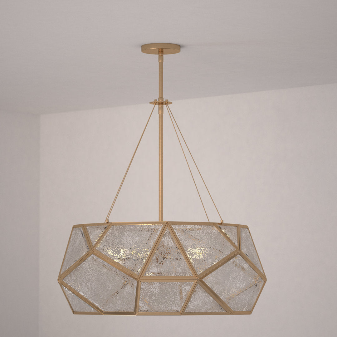 Alexander Single Drum Pendant Greyleigh™ Size: 28.5" H x 24" W x 24" D