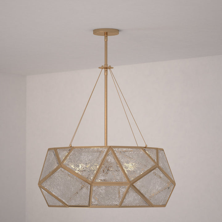 Alexander Single Drum Pendant Greyleigh™ Size: 28.5" H x 24" W x 24" D