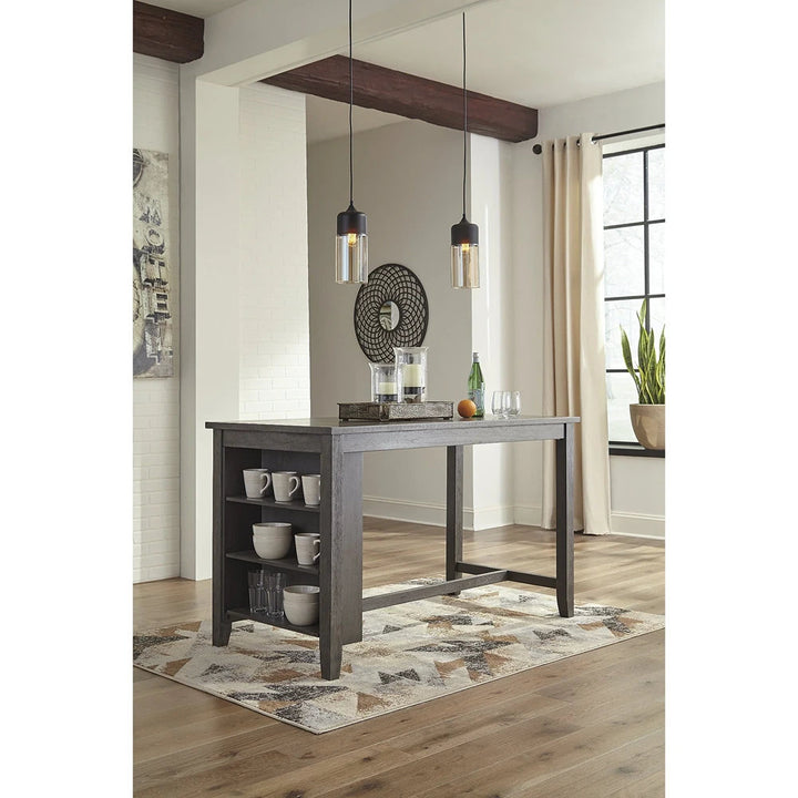 Heng Counter Height 60" Dining Table Gracie Oaks