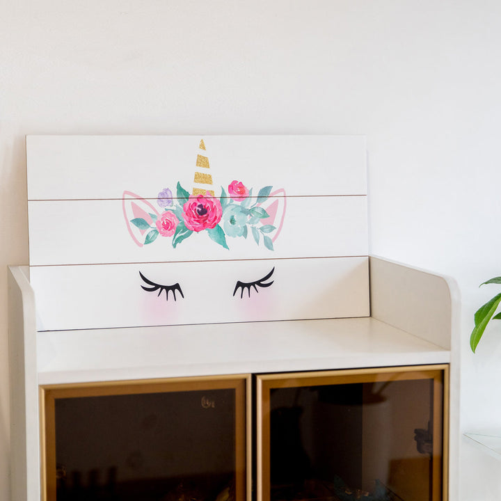 Delreal Unicorn Plank 3D Wall Décor Zoomie Kids