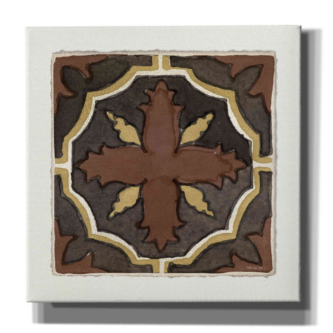 Moroccan Tile Pattern V by Stellar Design Studio - Wrapped Canvas Painting Bungalow Rose Size: 18" H x 18" W x 0.75" D