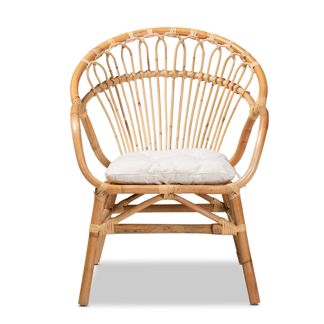 Benicia Modern Bohemian Rattan Dining Chair Wholesale Interiors