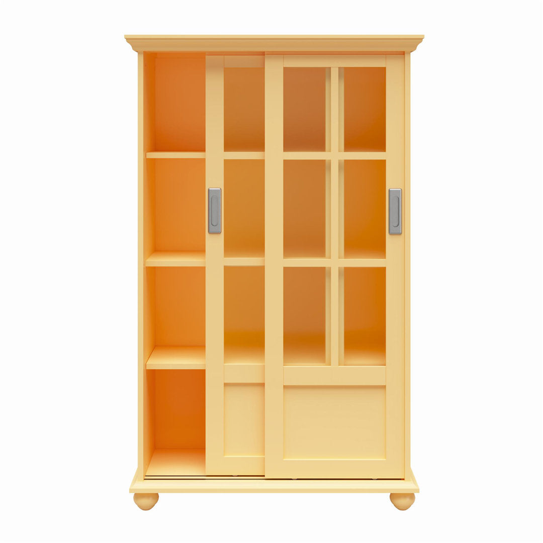 51" H x 31.75" W Standard Bookcase Andover Mills™ Color: Pale Yellow