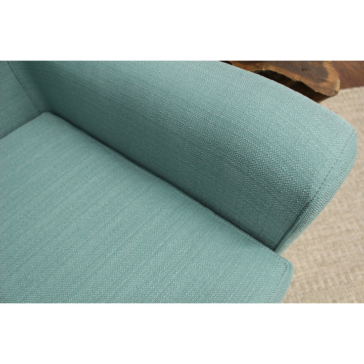 Ronald 28" Wide Armchair Andover Mills™ Leg Color: Black Fabric OR Leather Type: Spa Green