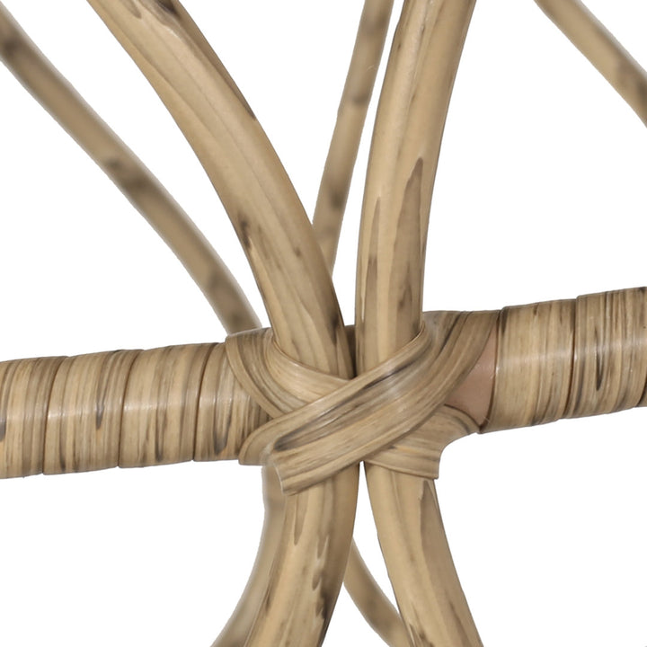Abagaile Outdoor Wicker Side Table Bay Isle Home™ Color: Light Brown