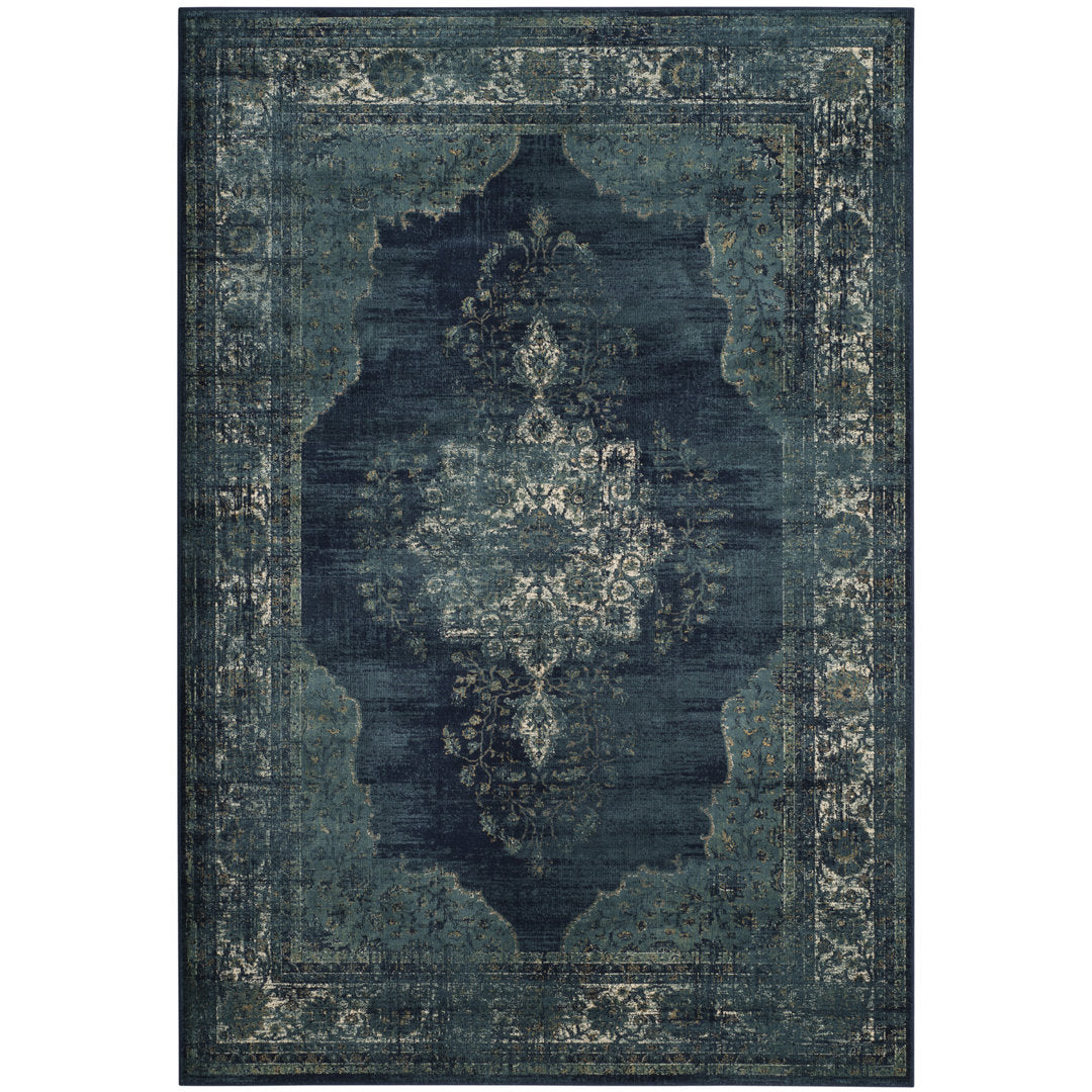 Vintage Performance Oriental Rug Bungalow Rose Rug Size: Rectangle 4' x 5'7"