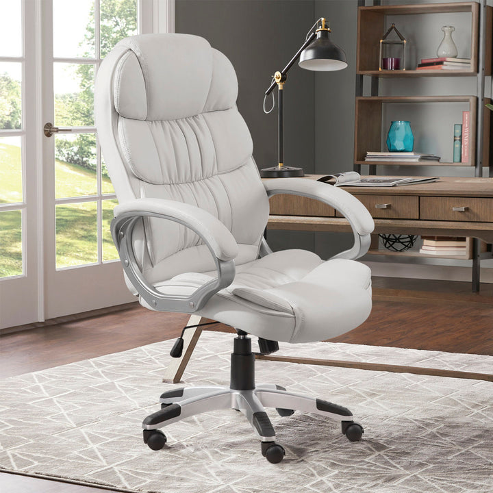 Enosburg Executive Chair Orren Ellis Color: White