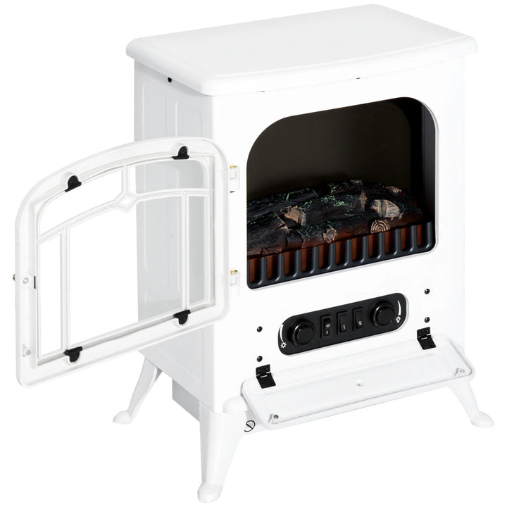 Manor Electric Fireplace Charlton Home® Finish: White
