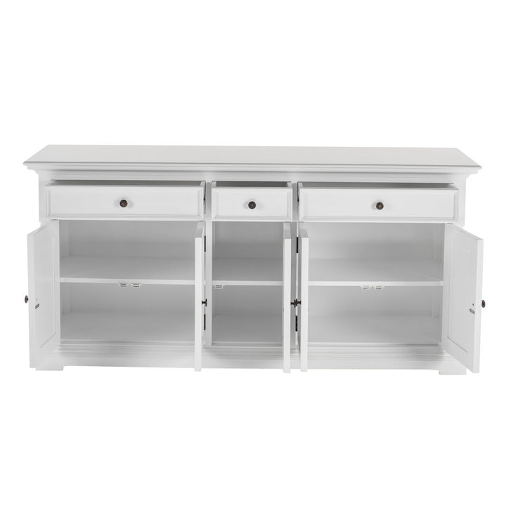 3 Drawer Solid Wood Buffet Table Red Barrel Studio®