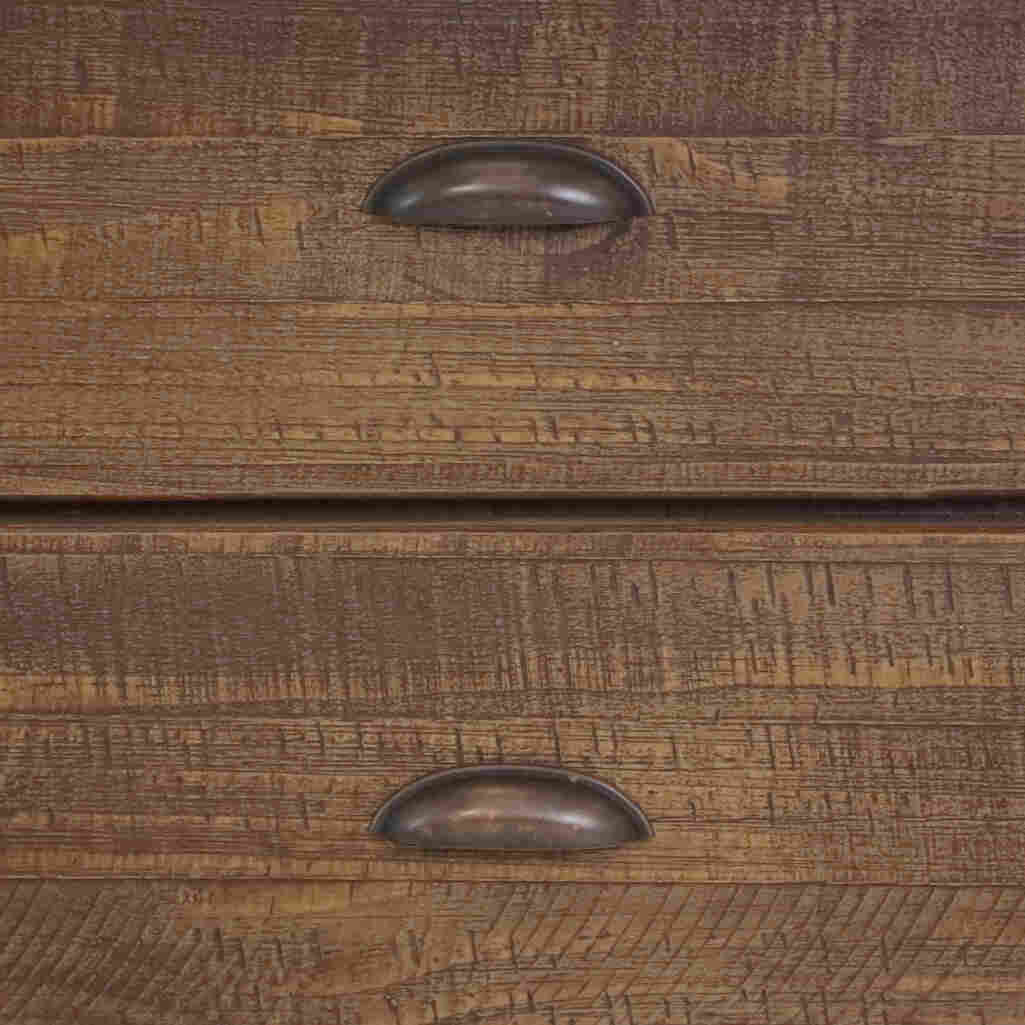 Montauk 6 Drawer Double Dresser Grain Wood Furniture Color: Rustic Walnut