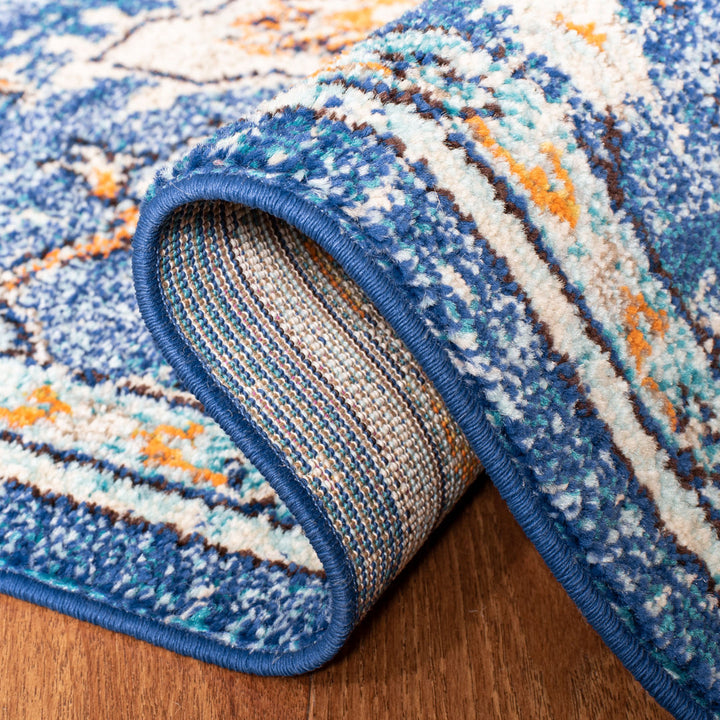 Felty Oriental Blue/Light Blue Area Rug Langley Street® Rug Size: Rectangle 2'2" x 4'