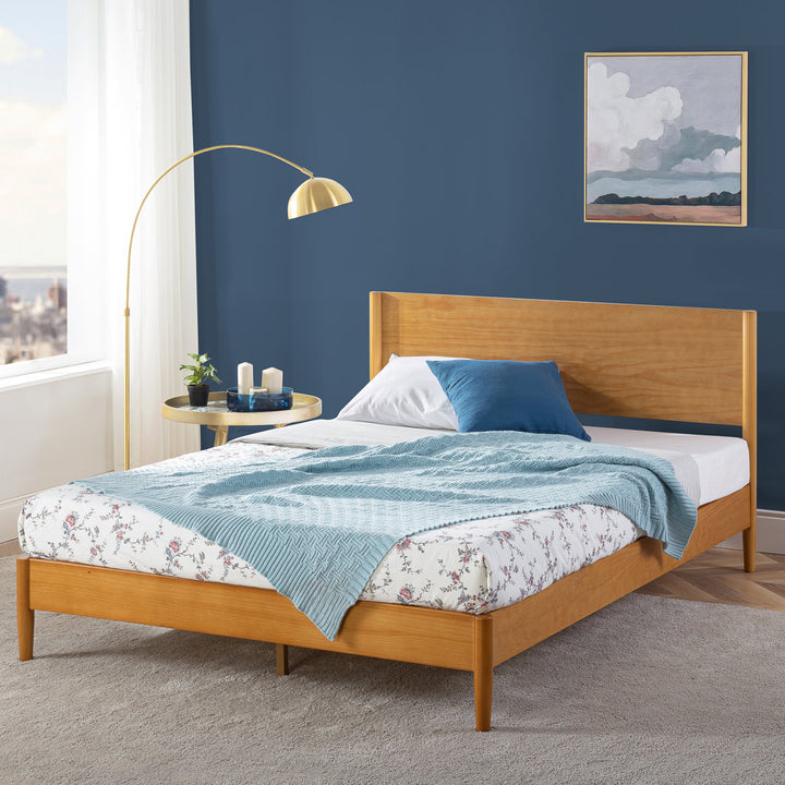Davyan Low Profile Mid-Century Modern Platform Bed George Oliver Mattress Size: Twin