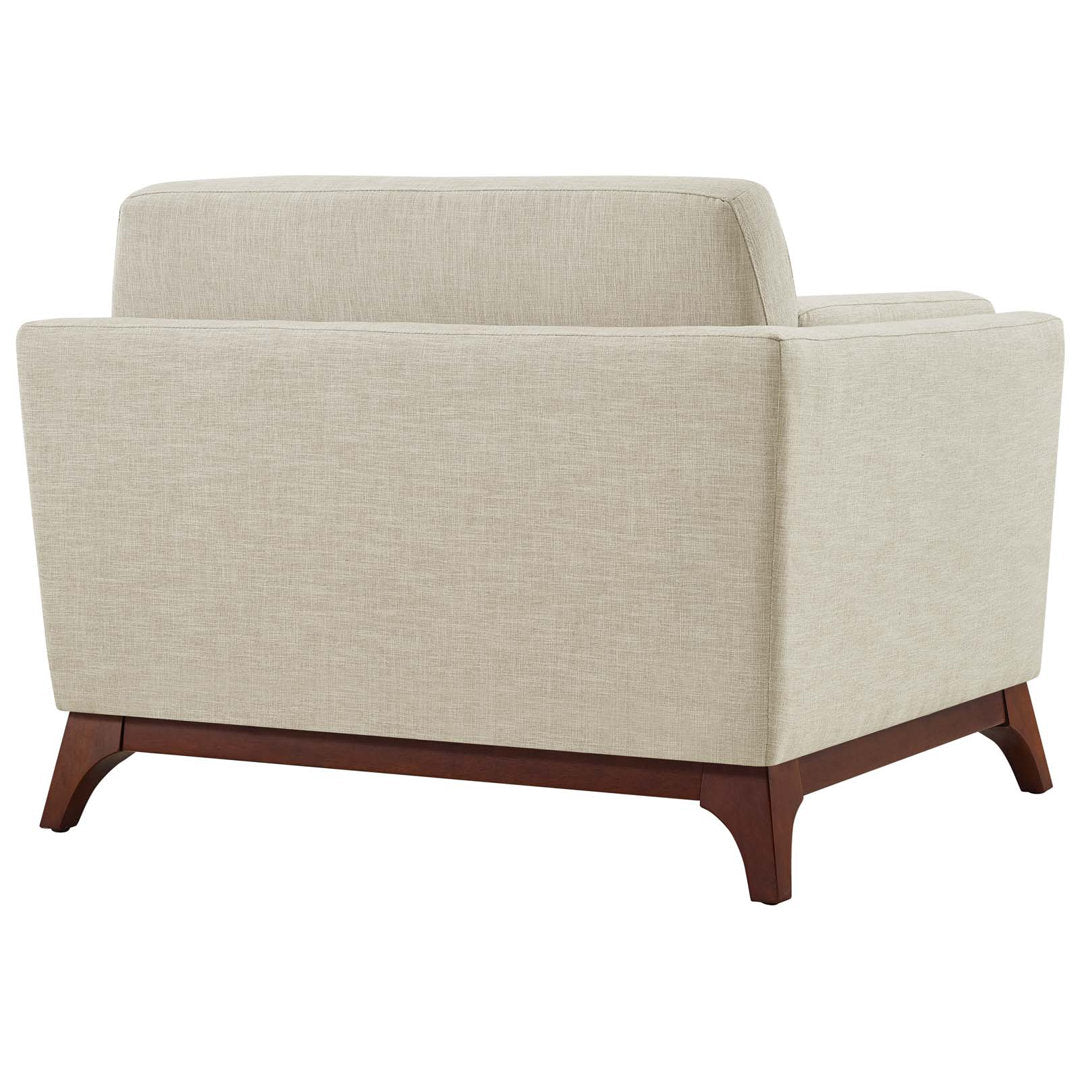Bartouille Upholstered Fabric Armchair Union Rustic Fabric: Beige Polyester Blend