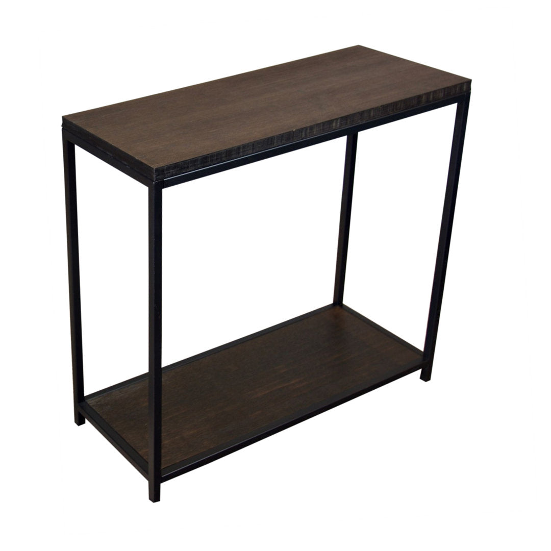 Anayanci 32" Console Table Wade Logan® Table Top Color: Brushed Brown