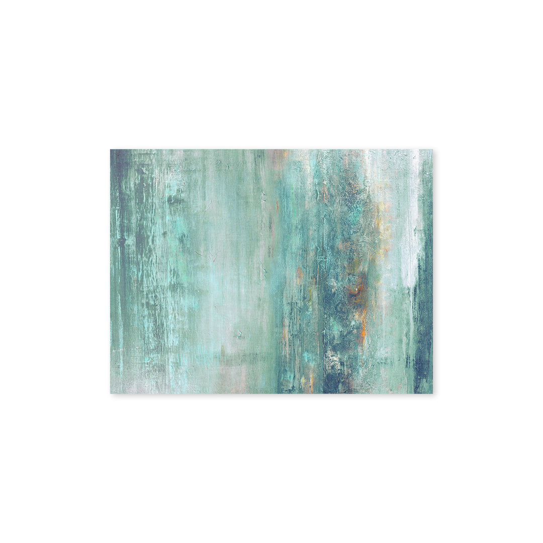 Abstract Spa by Tristan Scott - Canvas Graphic Art Print Highland Dunes Overall Size: 18" H x 24" W Format: Natural Framed Textured Wall Art
