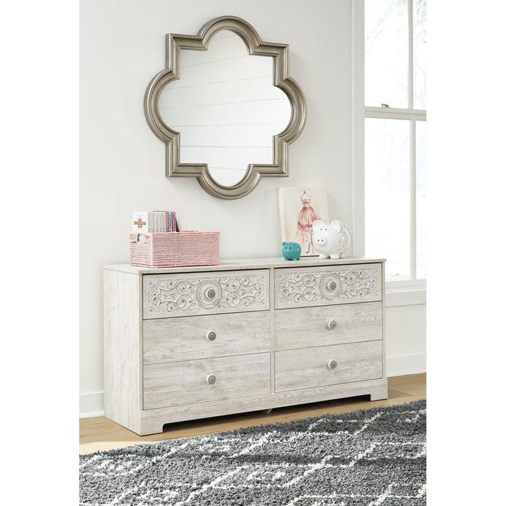 Hoang 6 Drawer Double Dresser Lark Manor™ Color: Whitewash