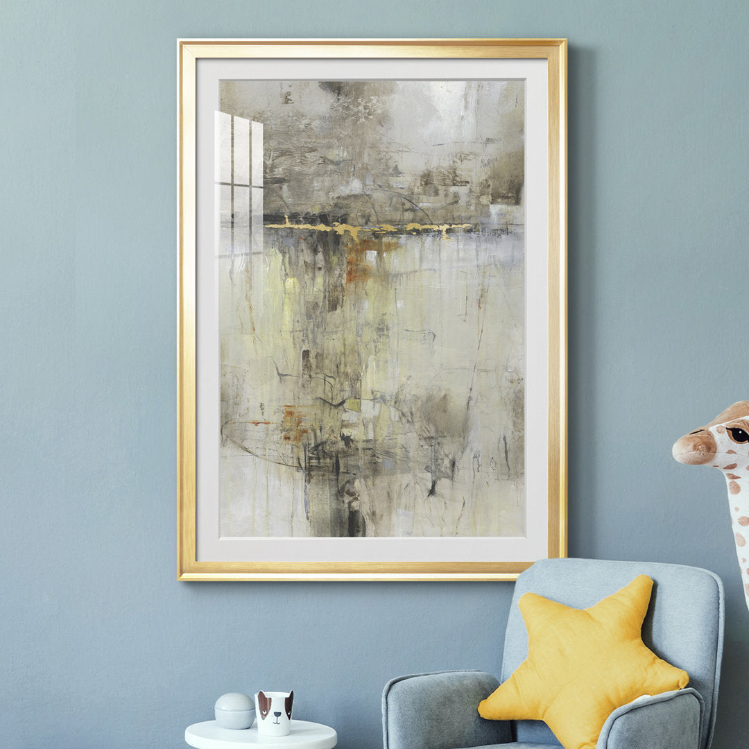 Cross Over II Premium Framed Print - Ready To Hang Lark Manor™ Size: 24.5" H x 18.5" W x 1" D Format: Gold Framed