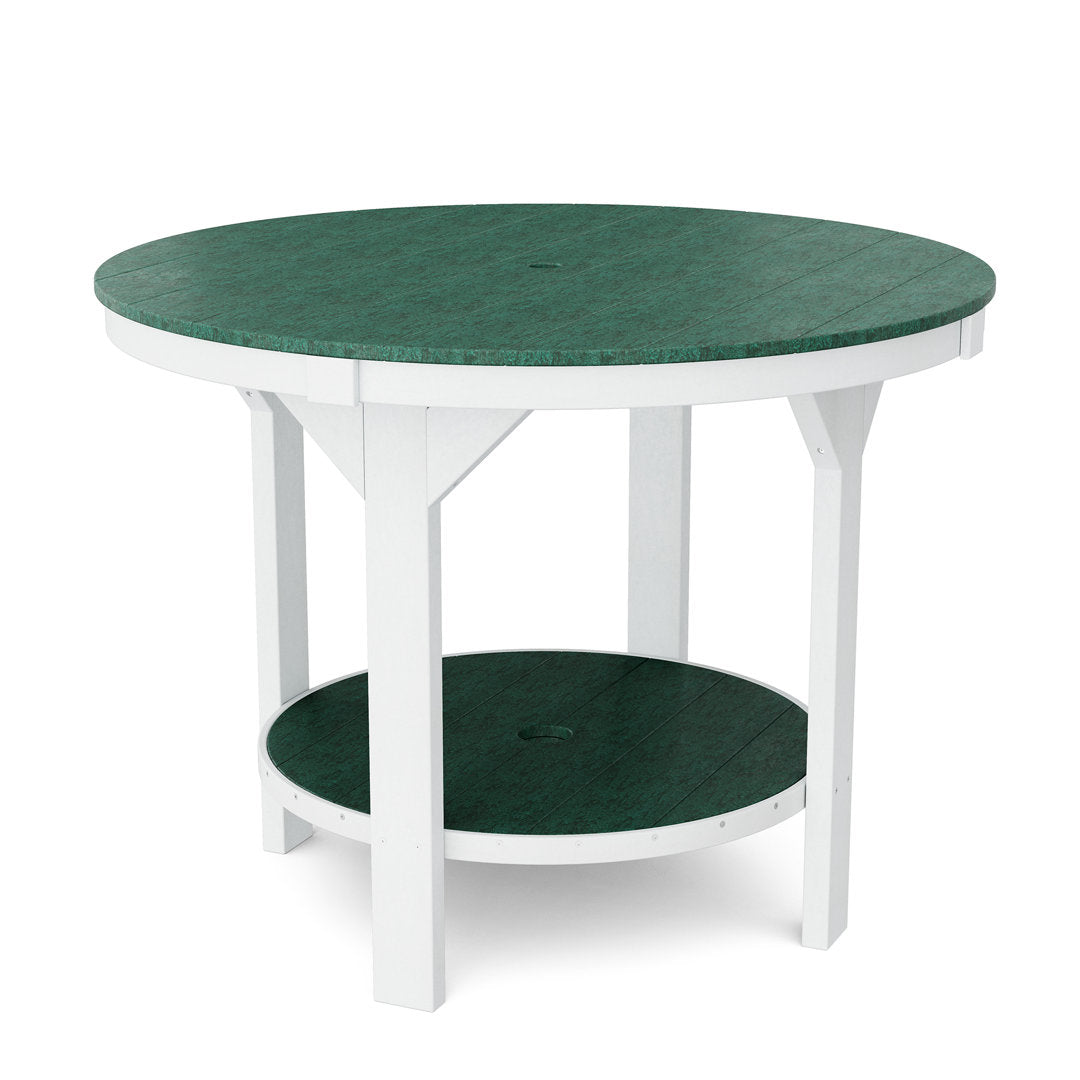 Heritage 48" Pub Table Wildridge Color: Turf Green/White