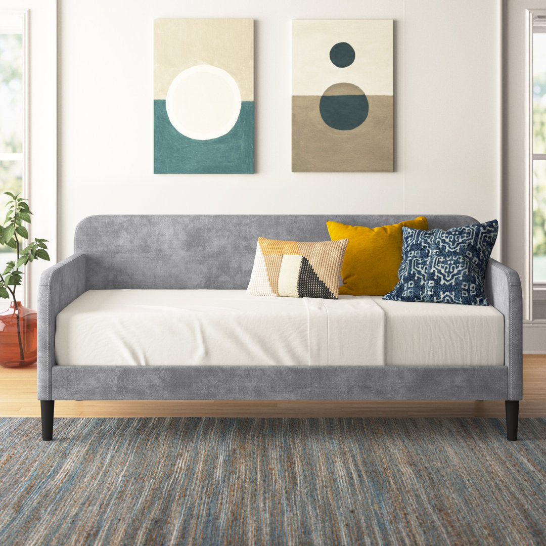 Granillo Twin Daybed Mercury Row® Color:  Silver Gray