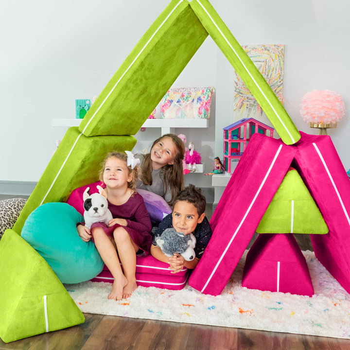 Marrero  Zipline Playscape - Imaginative Furniture Playset for Creative Kids Isabelle & Max™ Color: Fuchsia