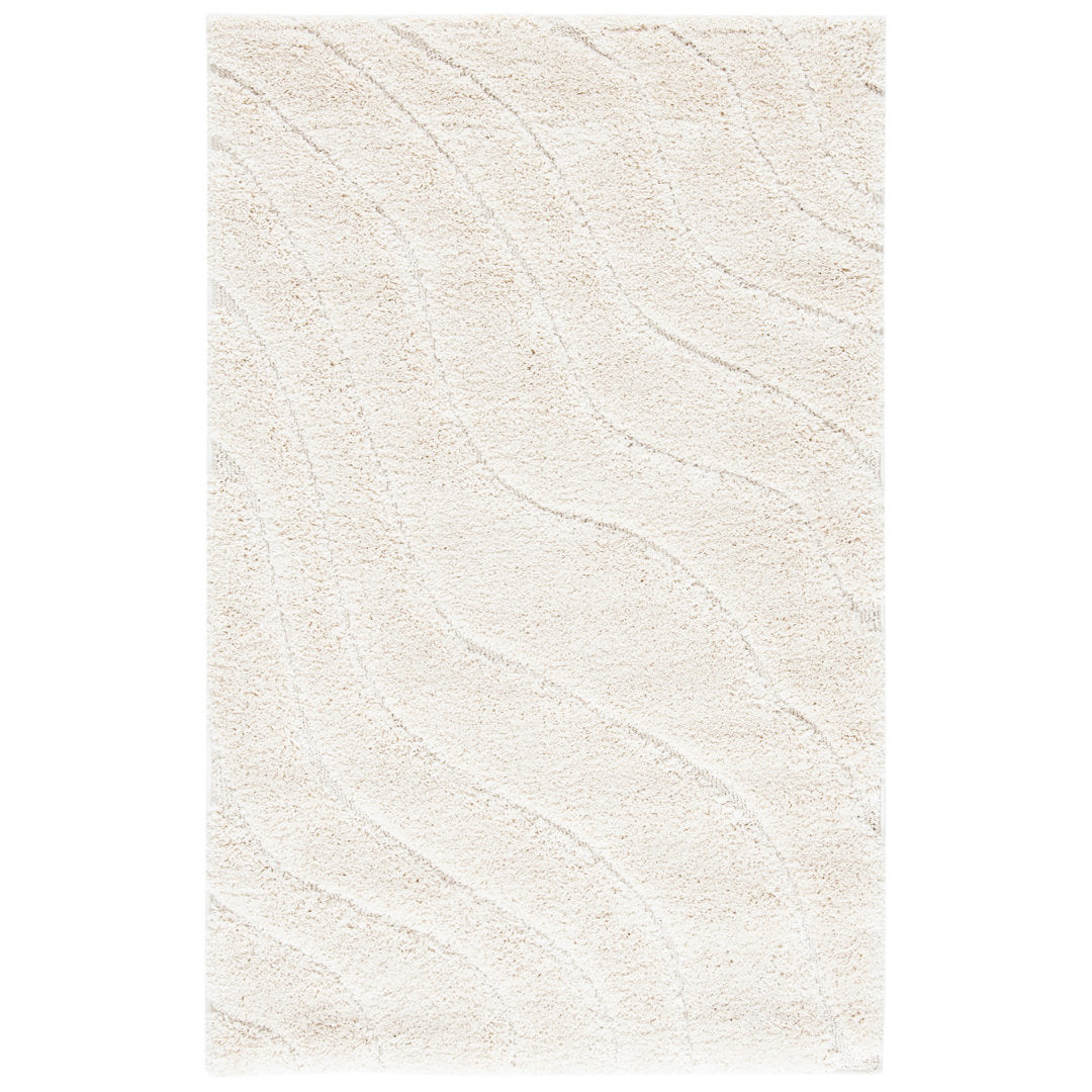 Ashal Abstract Cream Area Rug Wade Logan® Rug Size: Rectangle 5'3" x 7'6"