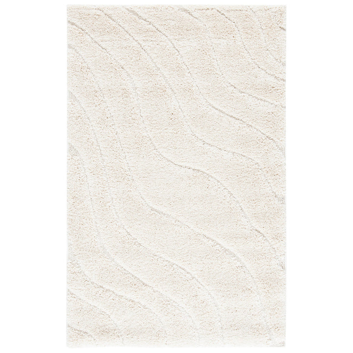 Ashal Abstract Cream Area Rug Wade Logan® Rug Size: Rectangle 5'3" x 7'6"
