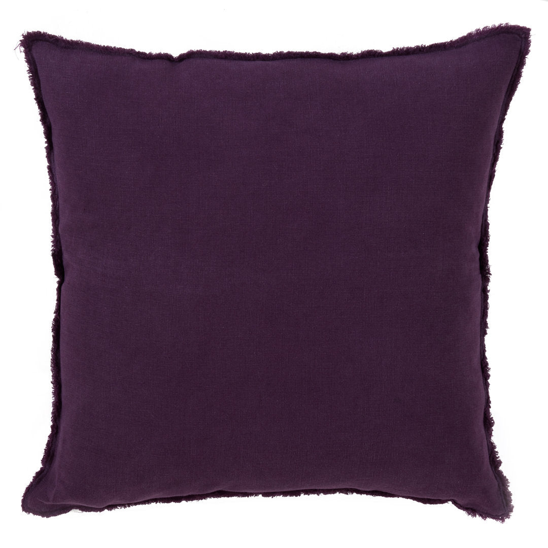Filia Linen Throw Pillow Birch Lane™ Color: Purple